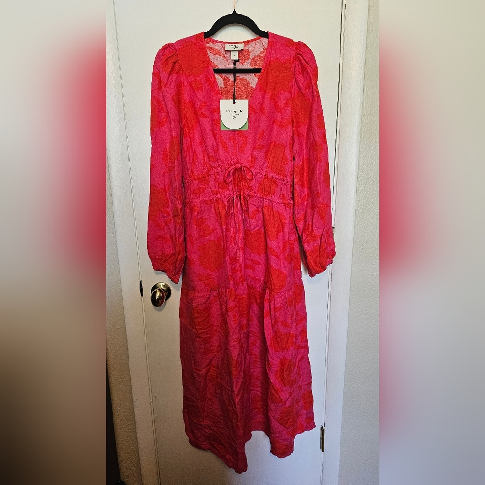 Kate Spade x Target Classic Rose Linen Maxi Dress